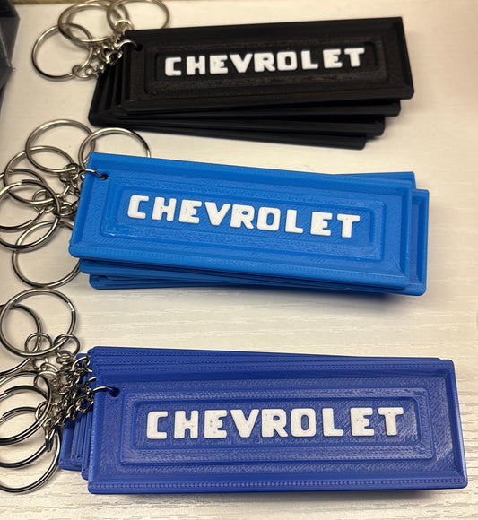 old-school Chevrolet keychains