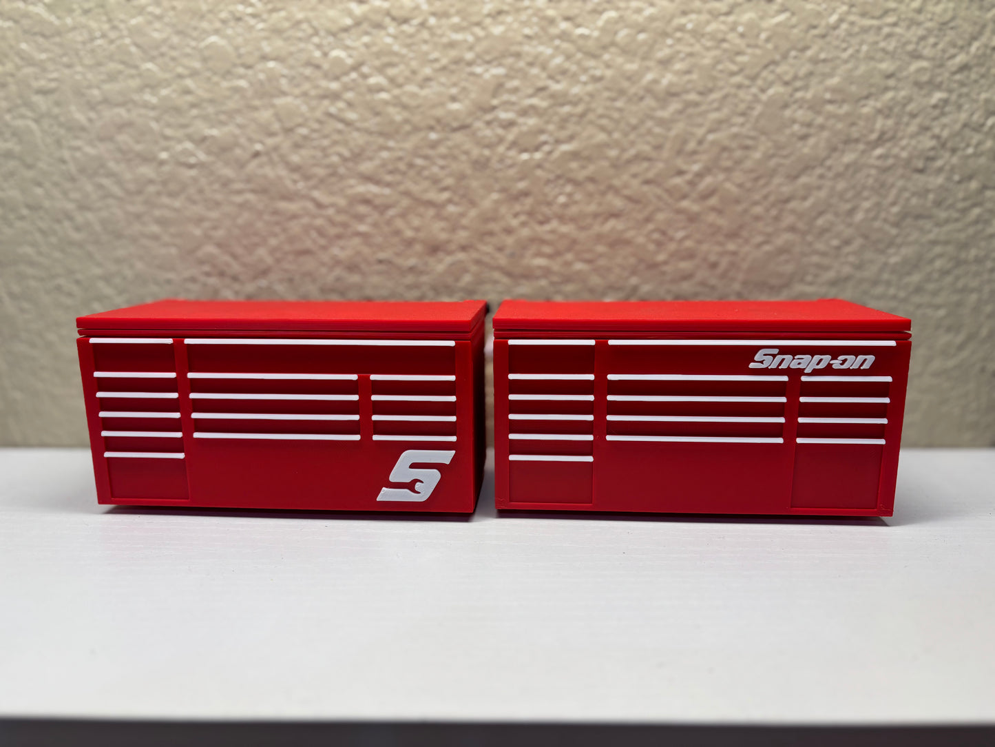 Mini Toolbox Desk Organizer – Pen & Business Card Holder