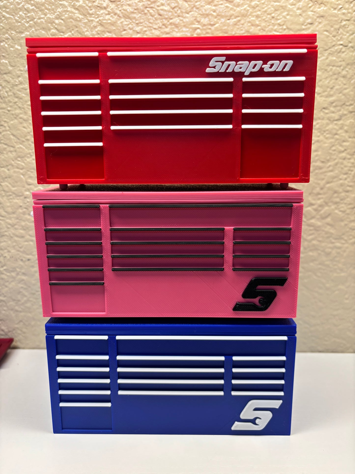Mini Toolbox Desk Organizer – Pen & Business Card Holder