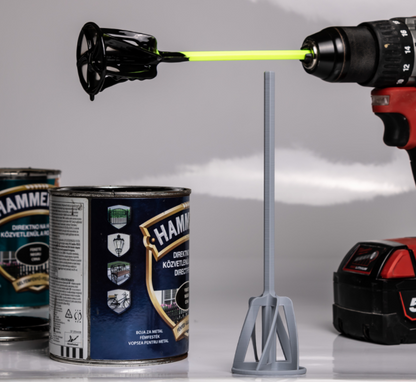 Drill paint mixer