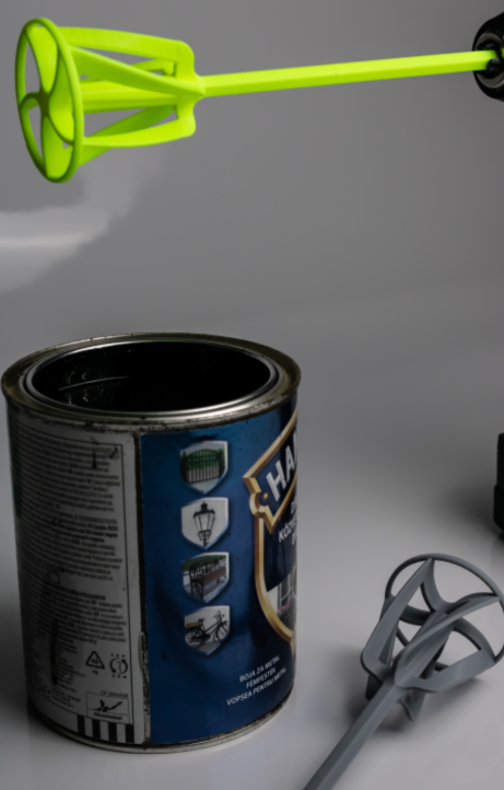 Drill paint mixer
