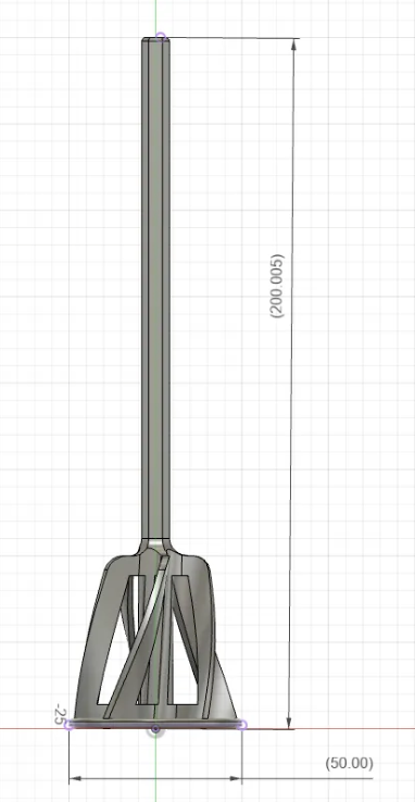 Drill paint mixer